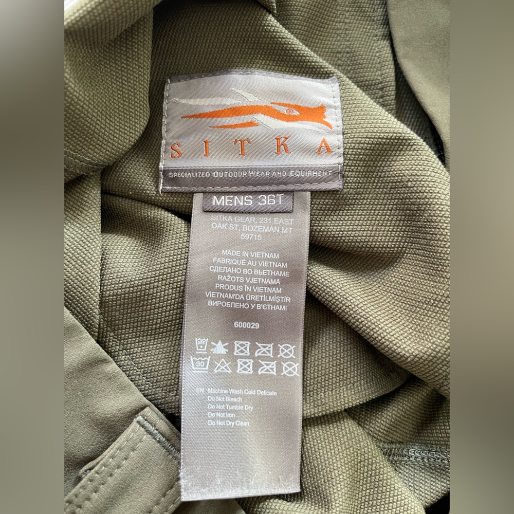 Sitka Traverse Green Pants hunting pants hiking pants outdoor pants - Picture 10 of 11